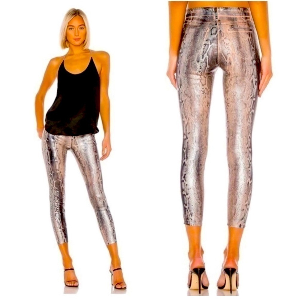L’Agence Margot Coated High Rise Skinny Jeans Size 31